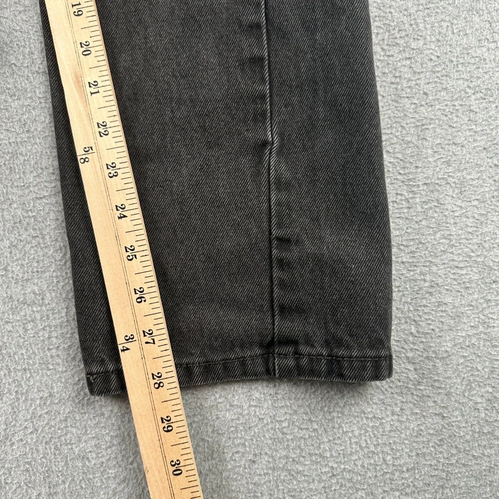 Levi's Jeans Mens 30x30 505 Regular Fit Black Straight Leg Denim